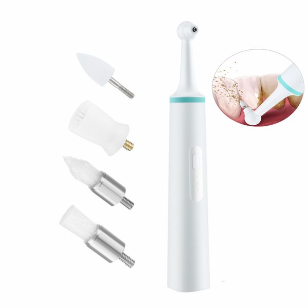 Andere Mundhygiene 4-in-1-Dentalzahnpolierer Ultraschallreiniger Irrigator Zahnsteinflecken Plaque-Entferner Zahnstein-Bleaching-Kits 230224