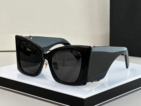 Große schwarze Sonnenbrille Cat Eye Big Frame Sonnenbrille Sunnies Damen Designer-Sonnenbrille occhiali da sole Sunnies UV400 Brillen mit Box