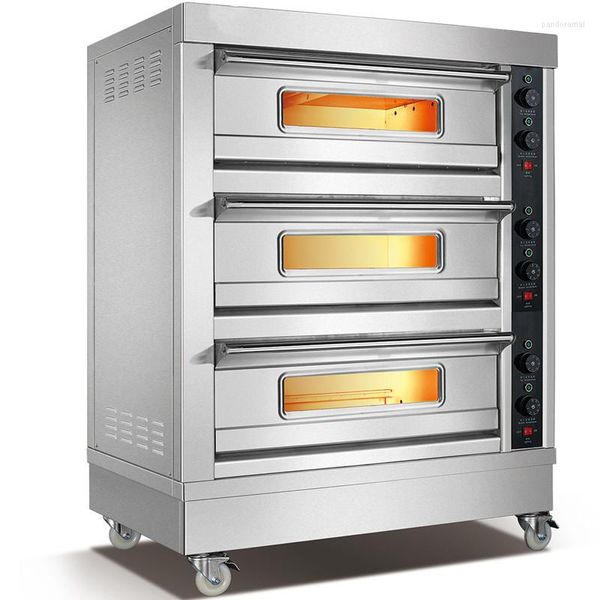 Fornos elétricos para padaria multifuncional para o forno para venda de pizza comercial de alto rendimento Profissional Durável