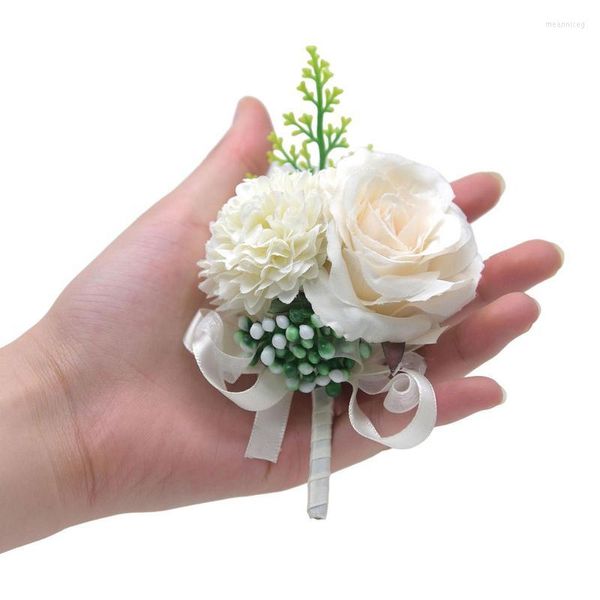 Dekorative Blumen Boutonniere Corsage Rose Floral Schulter Corsagen Mutter der Braut für Hochzeitszeremonie Jubiläum formelle Party