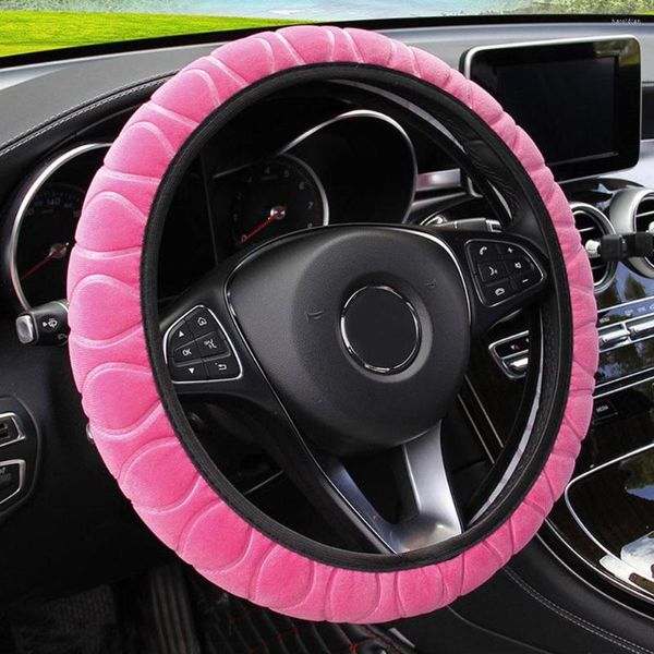 Coprivolante Custodia per auto da 38 cm Copertura elastica in peluche super morbida per parti interne calde invernali da donna