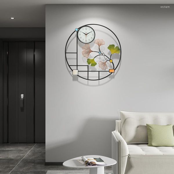 Orologi da parete Personalizzati Simple Black Funky Clock Digital Unique 3d Round Luxury Reloj De Pared Design moderno WW50WC