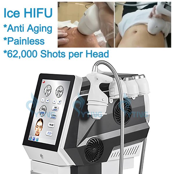 Ice HIFU Machine HIFU Face Lift Rejuvenescimento da Pele Facial Antienvelhecimento SMAS Lifting