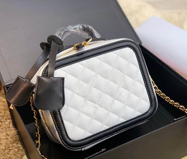 Perle Retro Designer Taschen Damen Handtaschen Große Einkaufstasche Kamera Damen Casual Leder Schulter Weibliche Mode Geldbörse Diamant Gitter 2023