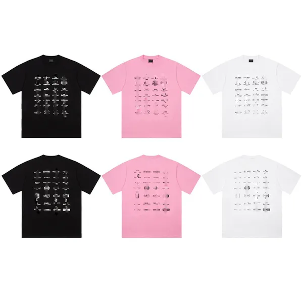 Tasarımcı T Shirt Yaz Kısa Kollu Dalgalar Tee Erkek Kadın Sevenler Lüks T-Shirts Moda kıdemli saf pamuk Avrupa Büyük Boyutu XS-L