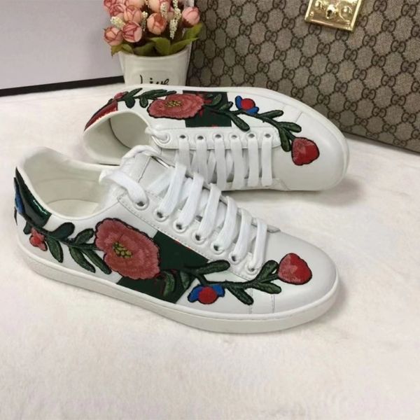 Lover U G G Boot Tenis 1977 Canvas Gül Kazık Ayakkabı Lüks Klasik Beyaz Tasarımcılar Kadın Ayakkabı İtalya Yeşil Kırmızı Web Şerit Kauçuk taban Streç Düşük Top Erkekler Sneaker