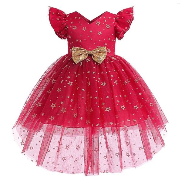 Vestidos de menina verão crianças roupas bonitas garotinhas coreanas estrelas pring princesa fantasia fantasia vestidos tigel de roupas projecinhas roupas