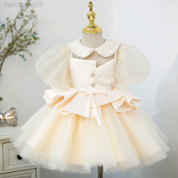 Vestidos de menina meninas vestido de princesa coreana para bebê vestidos de noiva elegantes forma