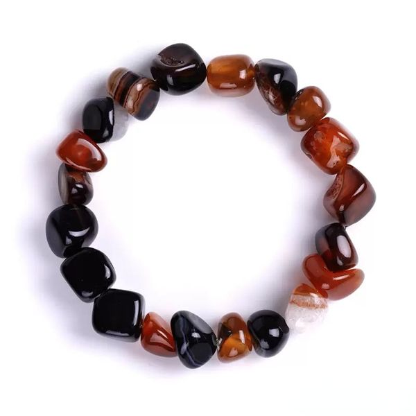 Europa e América Irregular Agate Natural Stone Frend Bracelet Mulheres Mens Pulseiras de Mercena Jóias de Charm Will and Sandy Gift