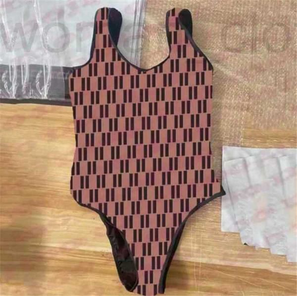 Designer Fashion Womens Swimwear Sexy Girls Costume da bagno Costume da bagno estivo Bikini da spiaggia Set Lettera Pattern Women Body Swim Abbigliamento J 1P2A