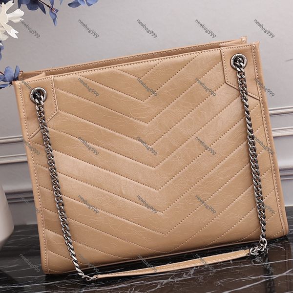 Bolsa de ombro NIKI de designer de luxo Bolsa de trabalho de moda Bolsa de couro genuíno Bolsas femininas Hobo Bolsas femininas Bolsas femininas Bolsa de compras feminina