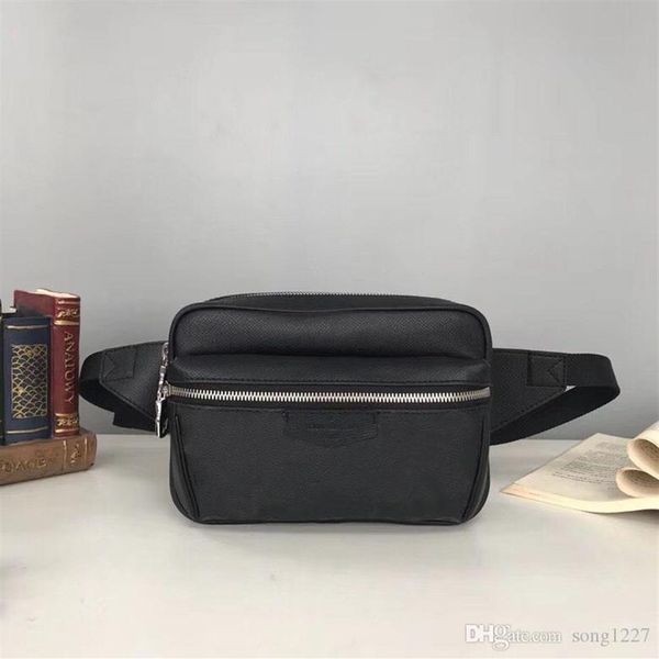 A nova bolsa de estilo popular Bolsas de cintura de alta qualidade produção de couro design de designer famoso Bolsa masculina de alta qualidade 266Q