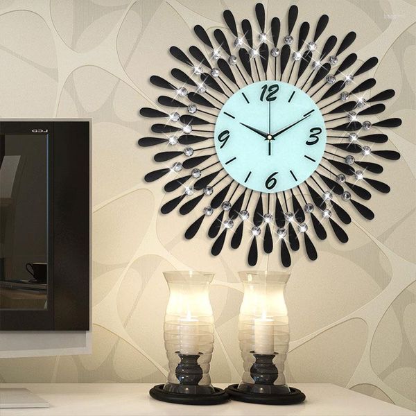 Настенные часы 3D Watch Europe Creativity Home Room Decor Modern Design Минимализм показывает Quartz Mute Clock