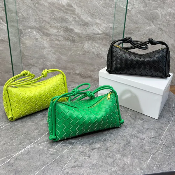 Mulheres Bolsa de ombro de ombro Bola de designer Nó tricô verde B Sacos de crossbody Bolsas masculinas Bolsas pretas sob ombro bolsa hobo 254