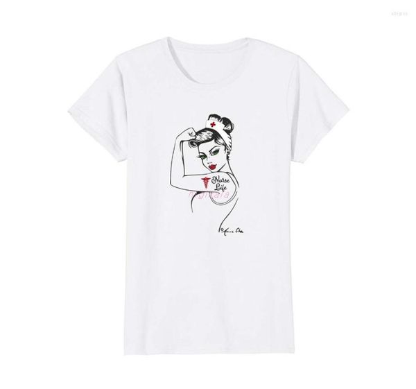 Magliette da uomo Womens Life - Girl Power Brand 2023 Summer Kpop Fashion T-shirt a maniche corte O-Collo Stampa Casual Top