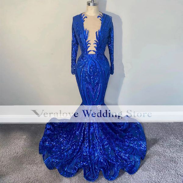 VERALOVE MERRIMAID PROM VEDORES ROOLE BLUE LEXINS SEXY SLIT OCCALHO DE Gala Vestidos de Festa de Bal