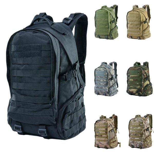 Outdoor-Taschen 900D Oxford Männer Taktische Rucksack Militärische Tarnung 27L Molle Tasche Wandern Camping Schulter