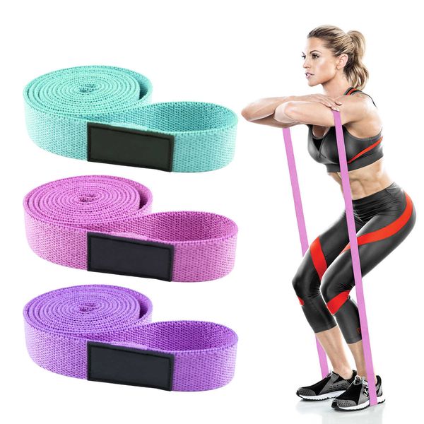 Yoga Stripes Long 2m Fabric Stretch Rope Pullup Fitness Squat Yoga Long Stretch Resistance Band Yoga Strap Cinture Swing Fitness Home Gym J230225