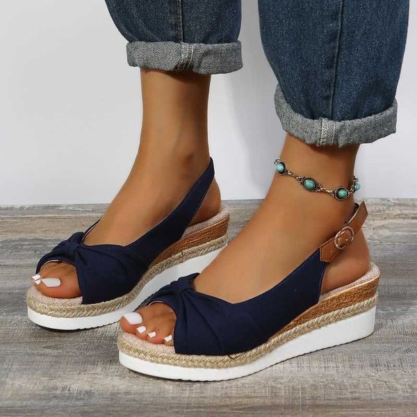 Сандалии летние клинья сандалии платформы женская обувь 2022 Новая мода Slingback Slippers Pumps Casual Sport Walking Slides Женщины сандалии Z0224