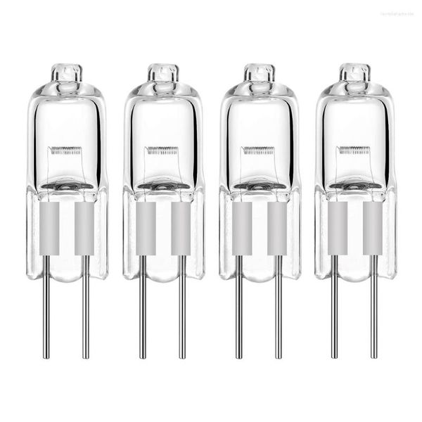 40/60/80/100PCS 12V G4 Luce alogena 20W Lampade per tipo Base JC Lampadine a cristallo Eco bianco caldo