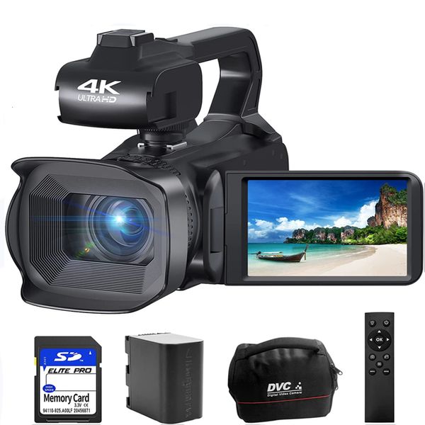 Fotocamere digitali KOMERY Video professionale Full 4k Videocamera Wi-Fi da 64 MP Streaming Videocamere con messa a fuoco automatica 40 