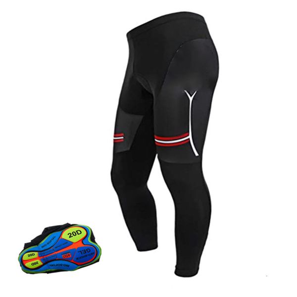 Pantaloni da ciclismo Comodi Pantaloni lunghi Ciclismo 20D Antiscivolo Imbottito in Gel Bike Mtb Discesa Pendenza Mountain Bicycle Classic Antiurto Uomo 230224