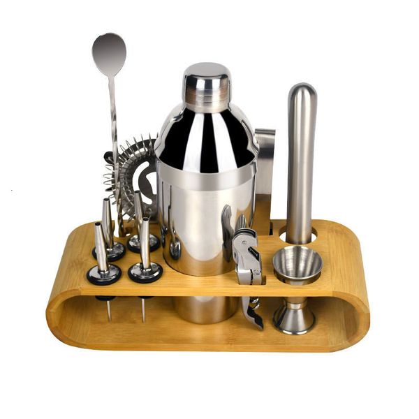 Bar-Werkzeuge, Cocktail-Shaker, Barzubehör-Set, 12-teilig, Barkeeper-Set für Mixer, Wein, Whisky, Edelstahl-Bars, Zubehör-Werkzeug 230225