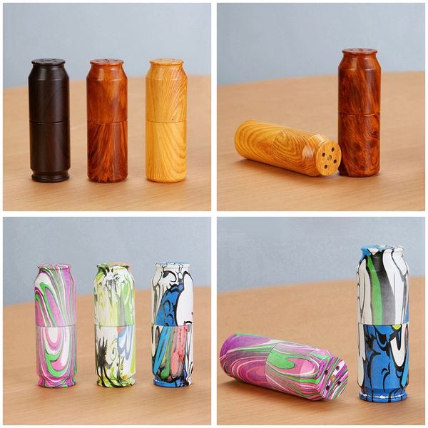 Fumo Più Colorato In Lega Di Alluminio Secco Erba Tabacco Cono Circolare Panna Whipper Pressa Polline Dispositivo di Pressione Handpipes Bocchino