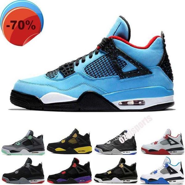 Sandalen Designer Sandalen Sportschuhe 4 Damen Herren Basket Ball 4s Jump Sneakers Größe 13 Black Cat Fire Red Bred Iv Cactus Jack Trainers z