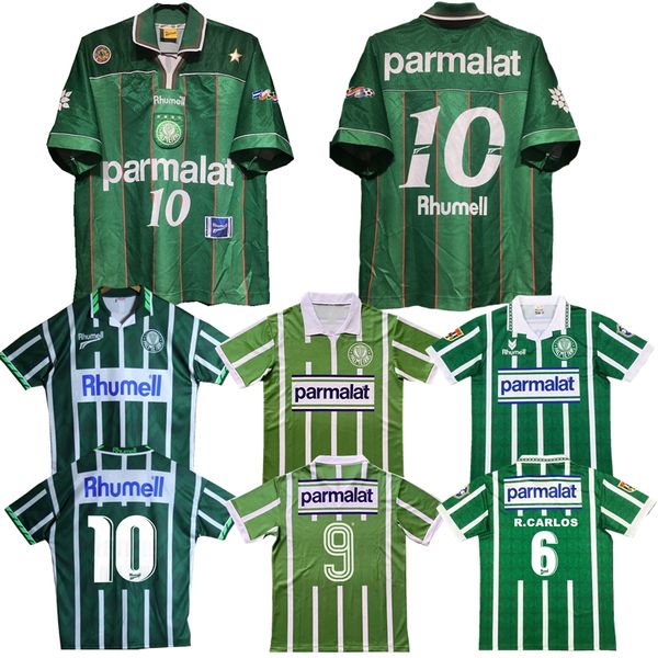 1994 1996 1999 Palmeiras maglie da calcio retrò 92 93 94 95 96 Edmundo Zinho Edilson Rivaldo Evair Maglia da calcio classica vintage Roberto Carlos