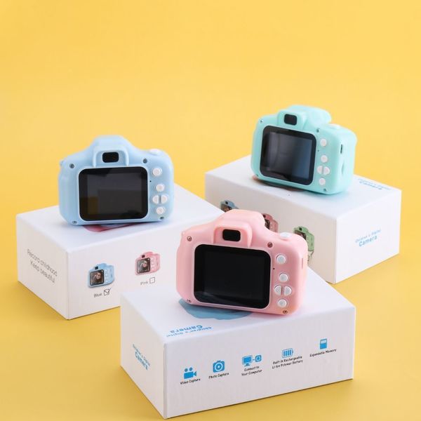 Fotocamere giocattolo Fotocamera per bambini Digital HD Mini 1080P T-Flash Fotocamera Giocattolo Videocamera Videocamera Pografia Puntelli Regalo per bambini 230225