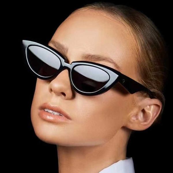 Occhiali da sole sexy occhiali da sole quadrati donne designer marchio gatto occhio piccolo triangolo nero pilota da viaggio femmina gradiente UV400 Oculos de Sol G230225