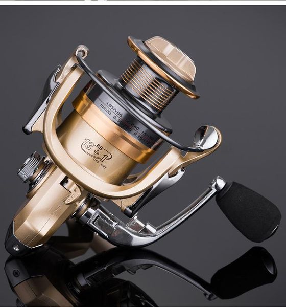 Mulinelli da baitcasting LIEYUWANG 2023 Mulinello rotante non-gap Pesca professionale in metallo con impugnatura intercambiabile Serie AT1000-7000