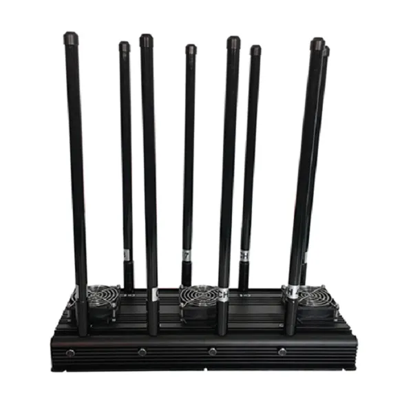 Süper 8 Bant Masaüstü Yüksek Güçlü UHF VHF WiFi Bluetooth Lora Lora GPS GSM 3G 4G 5G Cep Telefonu Jamm ER Roon ile buluşmak için