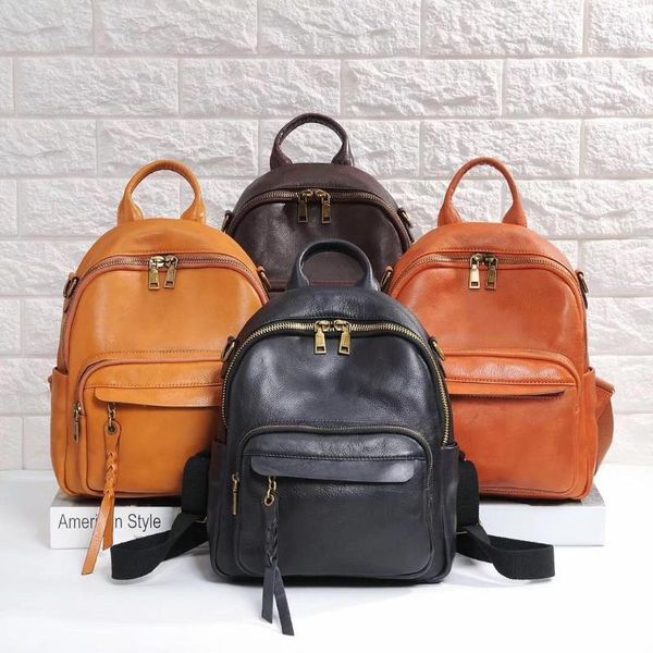 Школьные сумки D1-6015-IC Женщины рюкзак рюкзак на плечах сумочка макияж для Tote Shopper Luxury