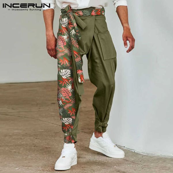 Pantaloni da uomo Stile americano Pantaloni da uomo nuovi Pantaloni larghi Comeforable Casual Tinta unita Pantalons Cucitura Pantaloni larghi stampati S5X Z0225