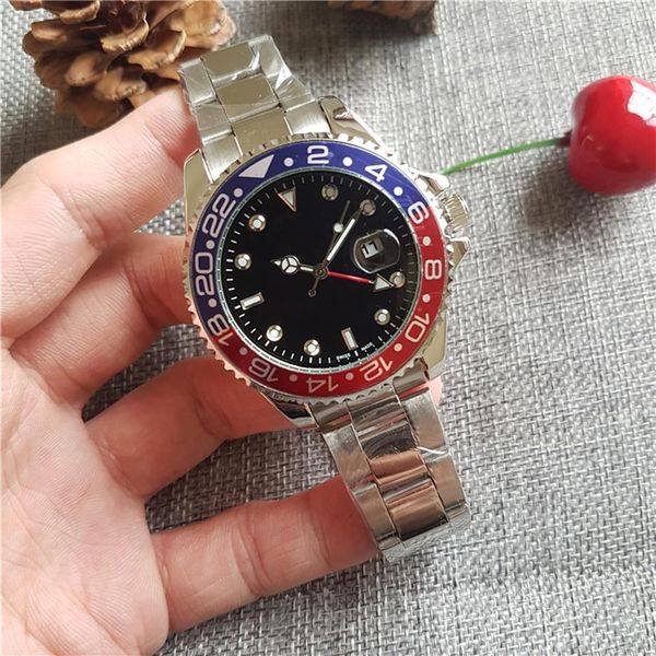 Schweizerische Marke Herren Uhren alle Edelstahl -Stahl -Modeticks Quartz Uhr 4 Zeiger Arbeit hoher Qualität billiger Armbanduhr Relogio dos HO298U