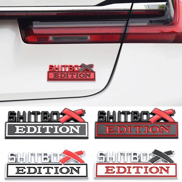 Украшение вечеринки 1PC CHITBOX EDITY CAR наклейка для Auto Truck 3D значок эмблемы Emblem