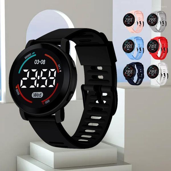 Armbanduhren Uhr Für Frauen LED Digital Sport Uhren Männer Wasserdichte Damen Armbanduhr Verkauf Unterstützung Drop 2023 Relogio