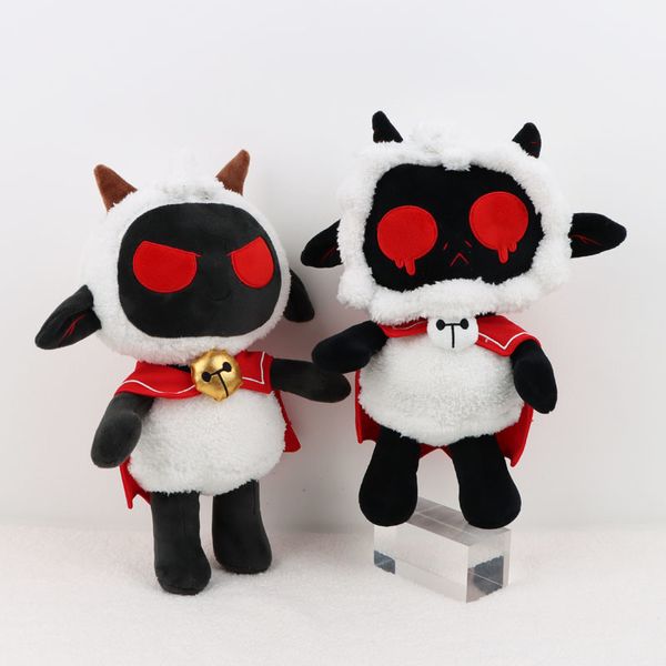 Dolls de pelúcia 30cm Kawaii Black Lamb Breking Toys Game Anime Toys Toys Cute Ovelha de pelúcia de pelúcia brinquedo de brinquedo de brinquedo para crianças jogador 230225