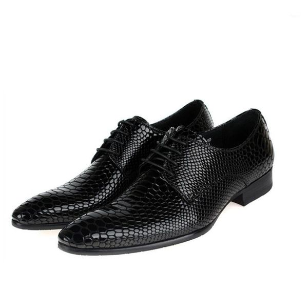 Sapatos de vestido homens homens italiano Lace Up Moda Mocassin Outdoor Male formal apontado no dedo do pé para 1