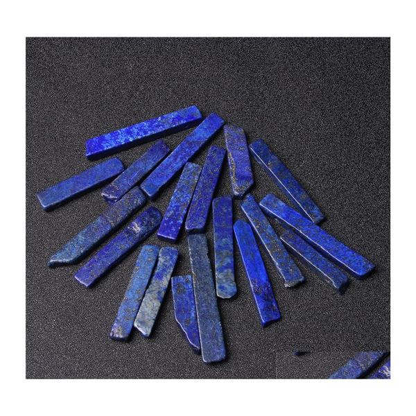 auto dvr Pietra Naturale Lapis Lazi Quarzo Stick Point Perline Top Forato Blu Ciondolo Allentato Per La Produzione Di Gioielli Circa 2 Mm Foro Drop Delivery Dh1P8