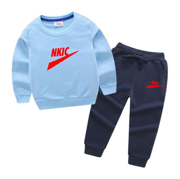 Nuova primavera autunno bambini vestiti set bambini casual 2 pezzi pantaloni tuta bambino set ragazzi tuta sportiva outwear 1-13 anni