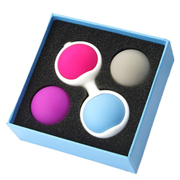 Œufs/balles 4 pièces Médecine Geisha Balle Smart Silicone Kegel s Simulateur de Kegel Ben Wa Exercice de serrage s_voghion.com