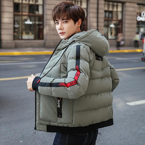 Piumino da uomo 2023 Giacche invernali Uomo Top in cotone Abbigliamento Uomo Giacca corta da gioventù Versione coreana del parka imbottito di tendenza