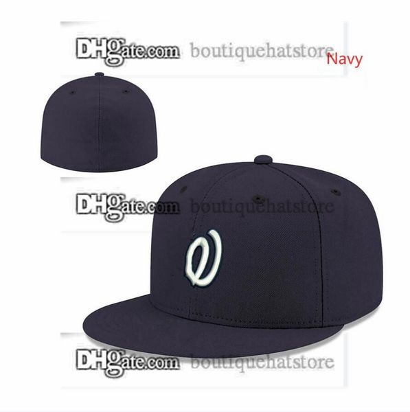 One Piece Men's Team Baseball Ajusté Chapeaux Noir Bleu Royal Violet Couleur 