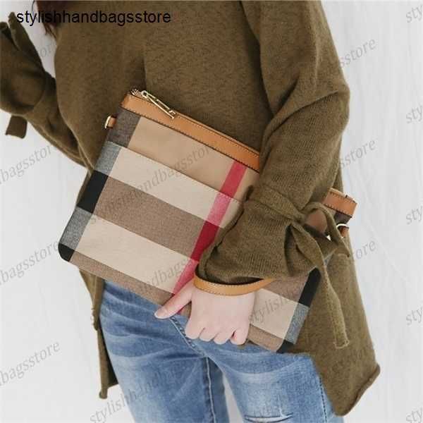 New Clutch Bags Canvas Desigener Brand Day Cluthes Borsa a mano in pelle di mucca Borse Vintage Tote C0424