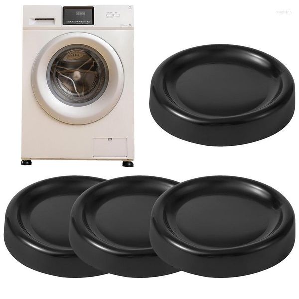 Set di accessori per il bagno Piedini antivibranti Piedini in gomma Antiscivolo Tappetino antiscivolo silenzioso Supporto per lavatrice Ammortizzatori Mobili per mobili