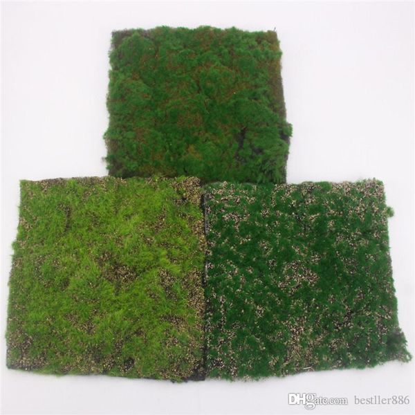 Simulazione Moss Turf Prato Muro Verde Pianta finta Fai da te Erba artificiale Bordo Matrimonio Home Hotel Sfondo Decorazione vetrina12