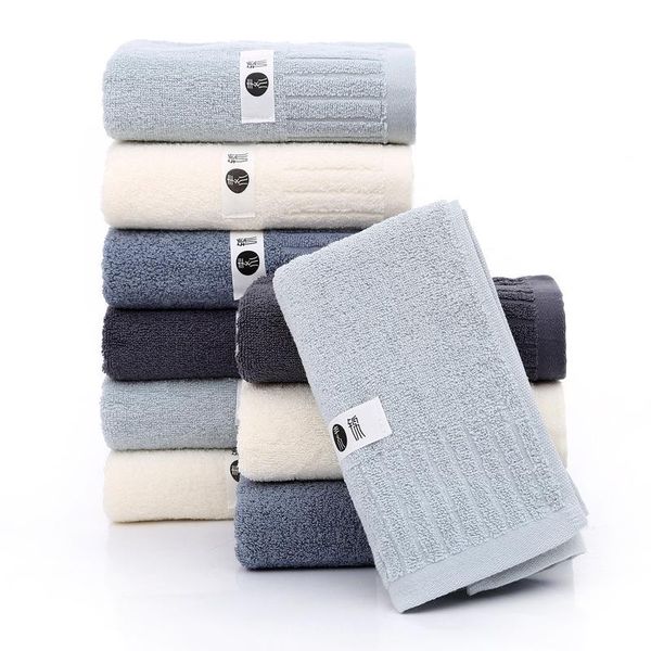 Asciugamano T180A Simpatico piccolo regalo Morbido spesso El Home Avorio Dusty Blue Light Grey Dark Cotton Hand Face